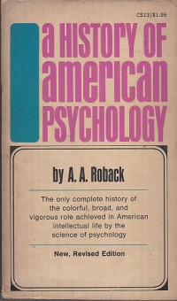 Image of A history of american psychology