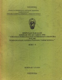 Image of Himpunan Makalah Seminar TNI AD Tahun 1990 