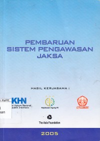 Image of Pembaruan Sistem Pengawasan Jaksa