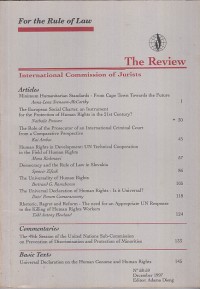 Image of The review for the rule of law