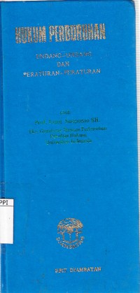 Image of Hukum perburuhan : undang-undang dan peraturan-peraturan