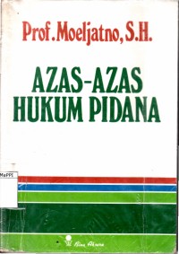 Image of Azas-Azas Hukum Pidana