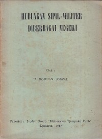 Image of Hubungan sipil-militer diberbagai negeri