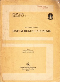 Image of Materi Pokok Sistem Hukum Indonesia