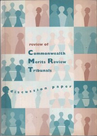 Image of Review of commonwealth merits review tribunals: discussion paper
