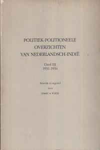 Image of Politiek-politioneele overzichten van nederlandsch-indie