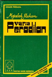 Image of Varia Peradilan: Majalah Hukum Nomor Perdana
