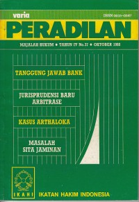 Image of Varia peradilan: Majalah hukum Tahun IV No. 37 Oktober 1988