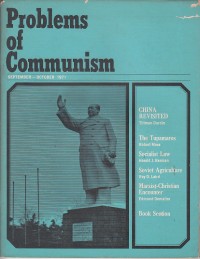 Image of Problem of communism: september-october 1971 Vol XX