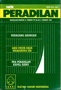 Image of Varia peradilan: majalah hukum Tahun VI No. 66 Maret 1991