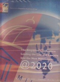 Image of The singapore conference: leading the law and lawyers into the new millennium